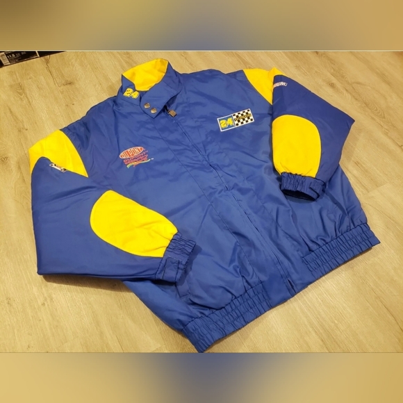 Vintage Nascar Jeff Gordon Nutmeg Racing Jacket Mens Size XL DuPont Racing NEW - Picture 6 of 11